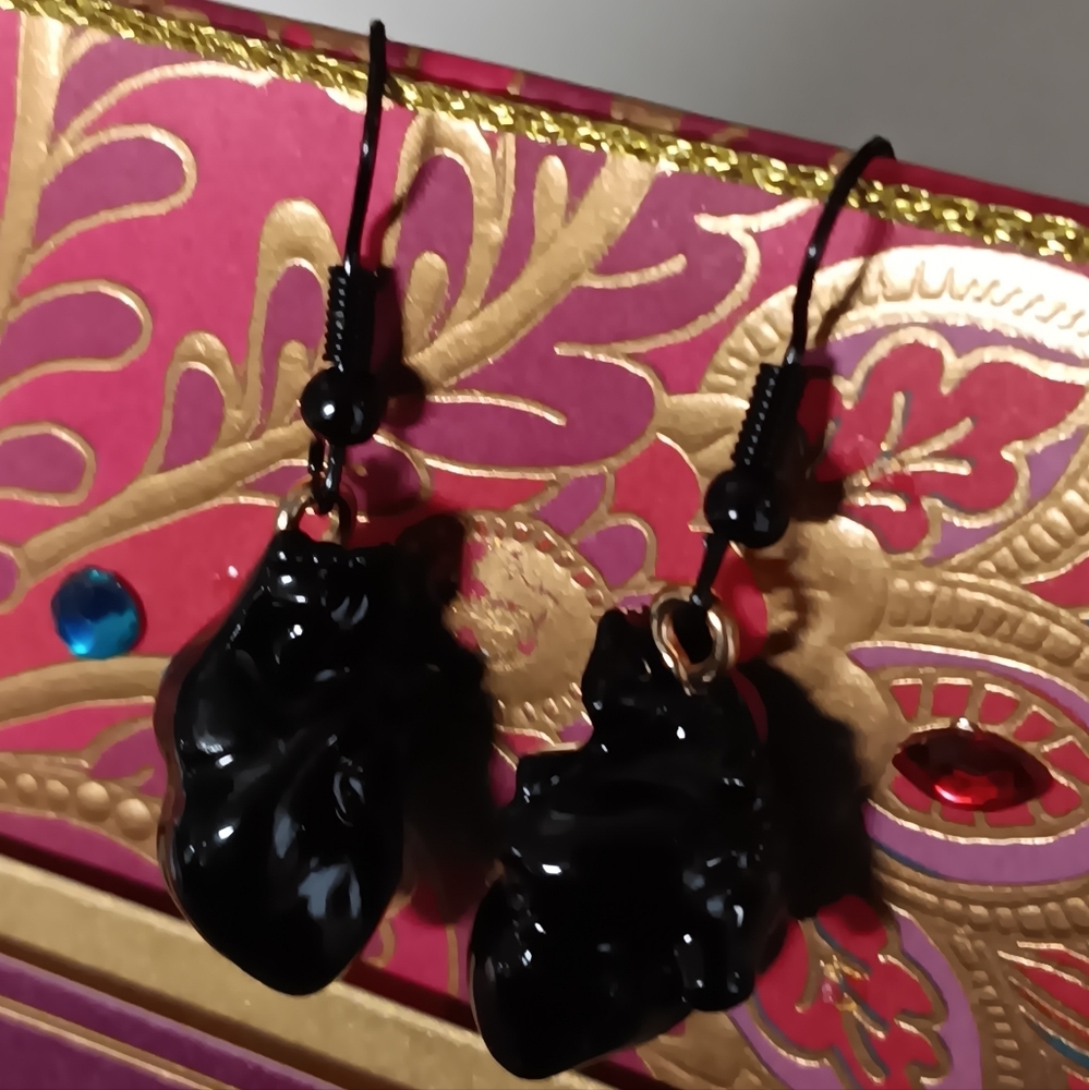 Heart-Shaped Earrings (NWOT)